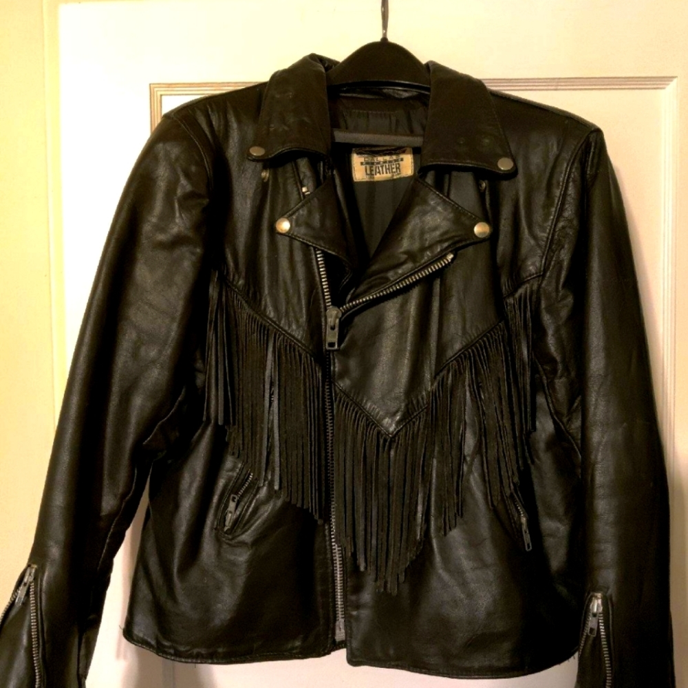 Women's Leather Motorcycle Jacket